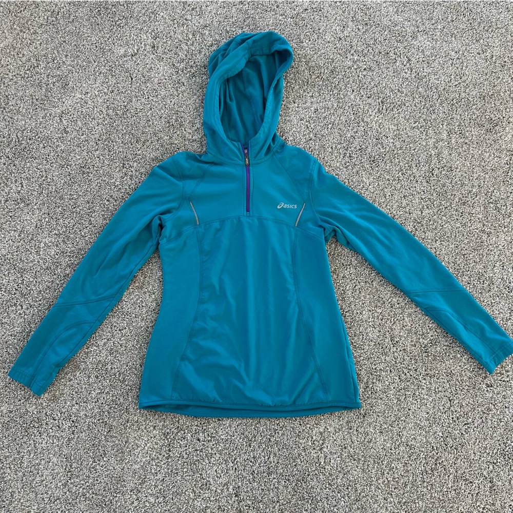 Women’s ASICS top blue running top - small